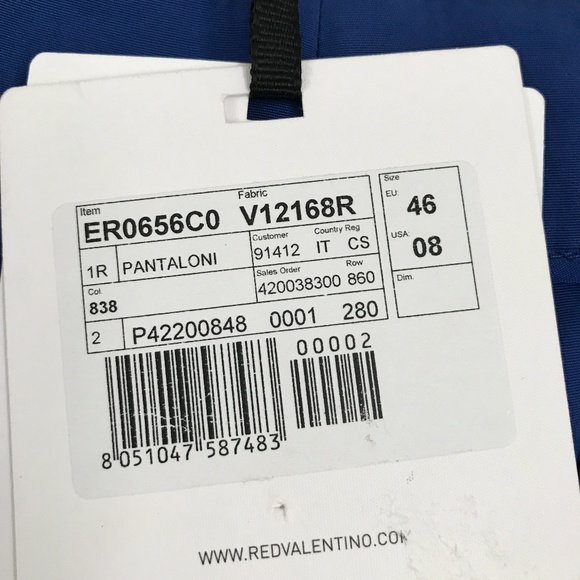 VALENTINO DRESS PANTS NWT - Picture 9 of 9